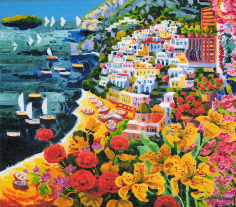 Athos Faccincani - Tra colori e luci Positano